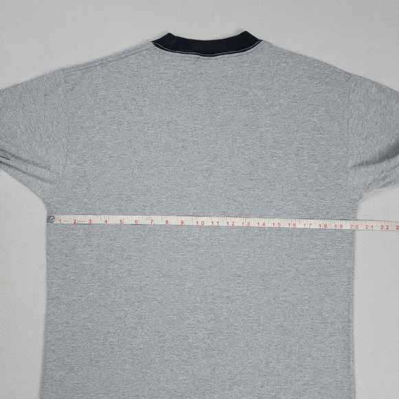 Vintage Powerhouse Gym Ringer T-Shirt Men's Medium Gray Black Palm Beach, FL - Picture 7 of 10